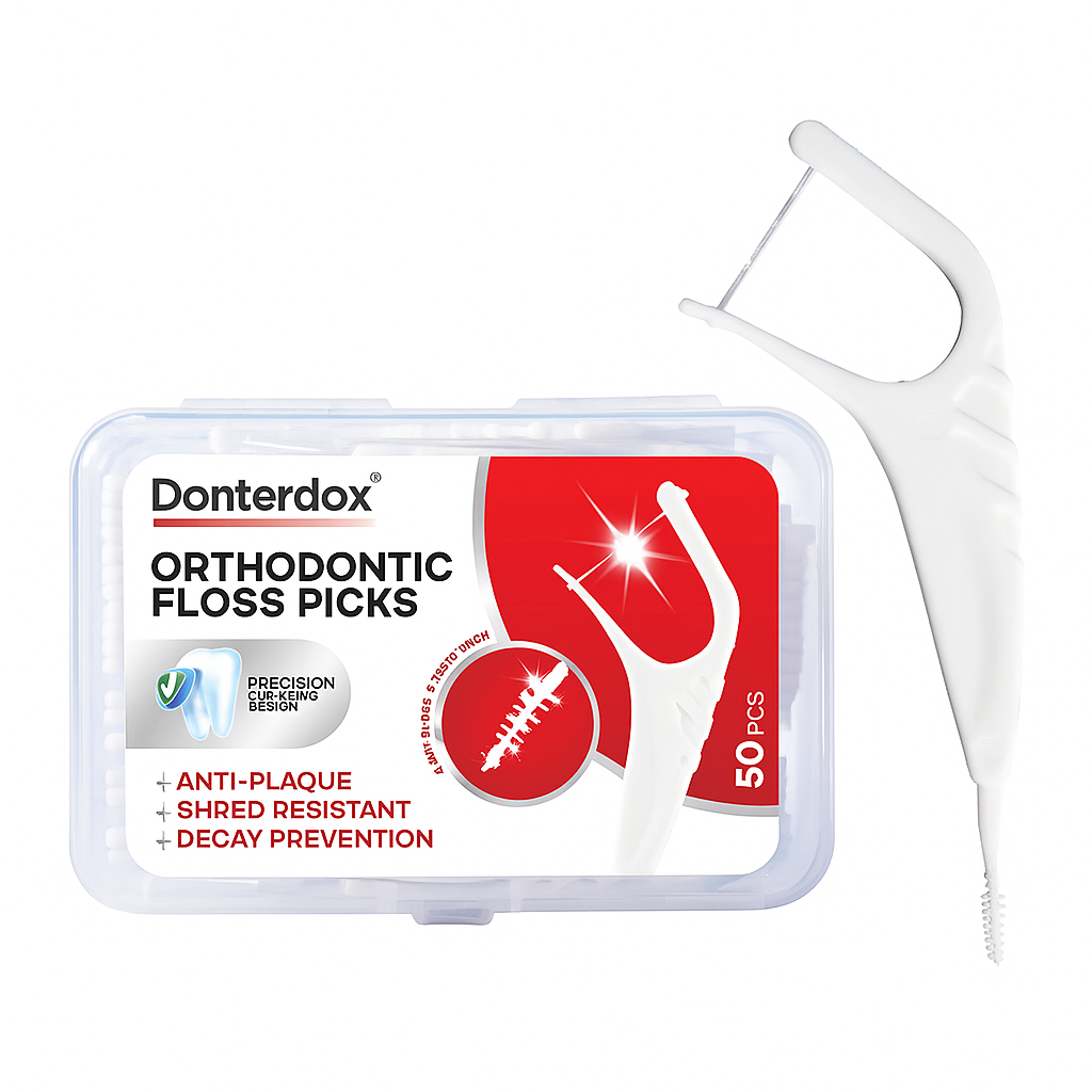 Orthodontic Floss Picks - ไหมขัดฟันแบบด้ามพร้อมก้านขัดซอกฟัน