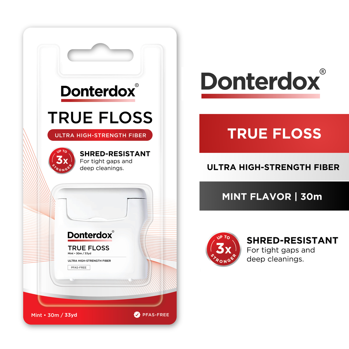TRUE FLOSS Dental Floss - ไหมขัดฟันเส้นใยประสิทธิภาพสูง