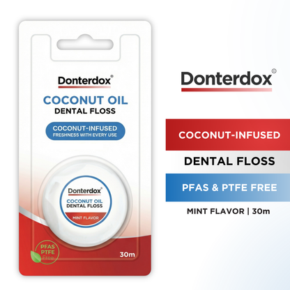 Coconut Oil Dental Floss - ไหมขัดฟันเคลือบน้ำมันมะพร้าว รสมิ้นท์