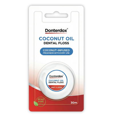 Coconut Oil Dental Floss - ไหมขัดฟันเคลือบน้ำมันมะพร้าว รสมิ้นท์