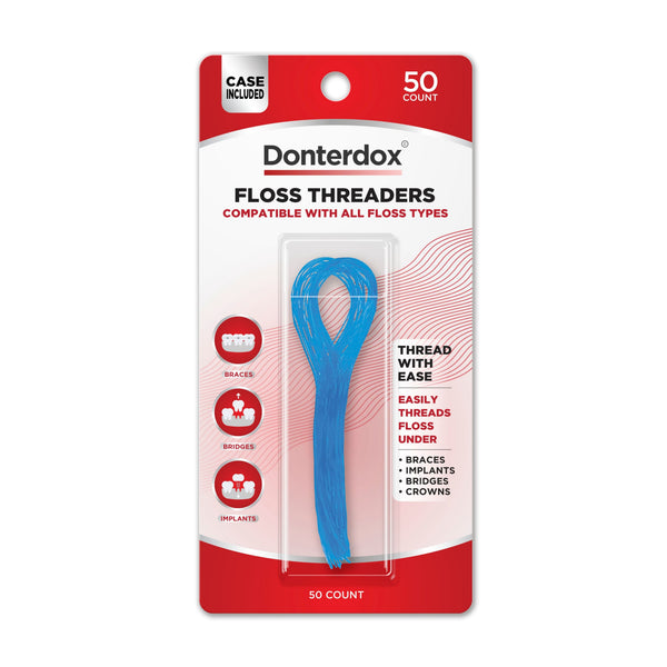 Donterdox - ห่วงนำไหมขัดฟัน Floss Threaders สำหรับคนจัดฟัน ทำสะพานฟัน ...