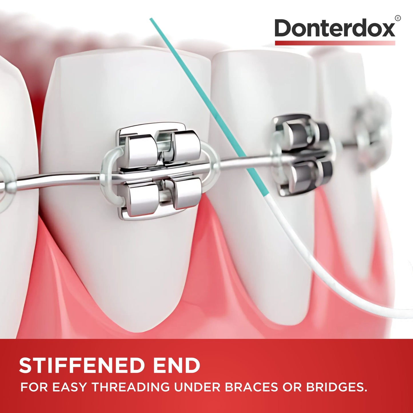 OrthoThread - ไหมขัดฟันปลายแข็งสำหรับคนจัดฟัน