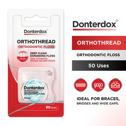 OrthoThread - ไหมขัดฟันปลายแข็งสำหรับคนจัดฟัน