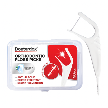 Orthodontic Floss Picks - ไหมขัดฟันแบบด้ามพร้อมก้านขัดซอกฟัน