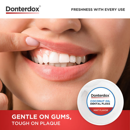 Coconut Oil Dental Floss - ไหมขัดฟันเคลือบน้ำมันมะพร้าว รสมิ้นท์