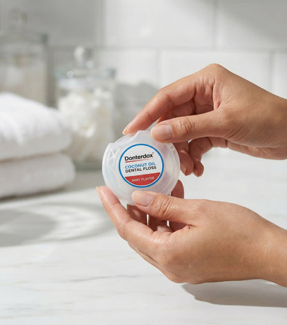 Coconut Oil Dental Floss - ไหมขัดฟันเคลือบน้ำมันมะพร้าว รสมิ้นท์