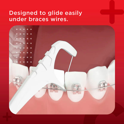 Orthodontic Floss Picks - ไหมขัดฟันแบบด้ามพร้อมก้านขัดซอกฟัน