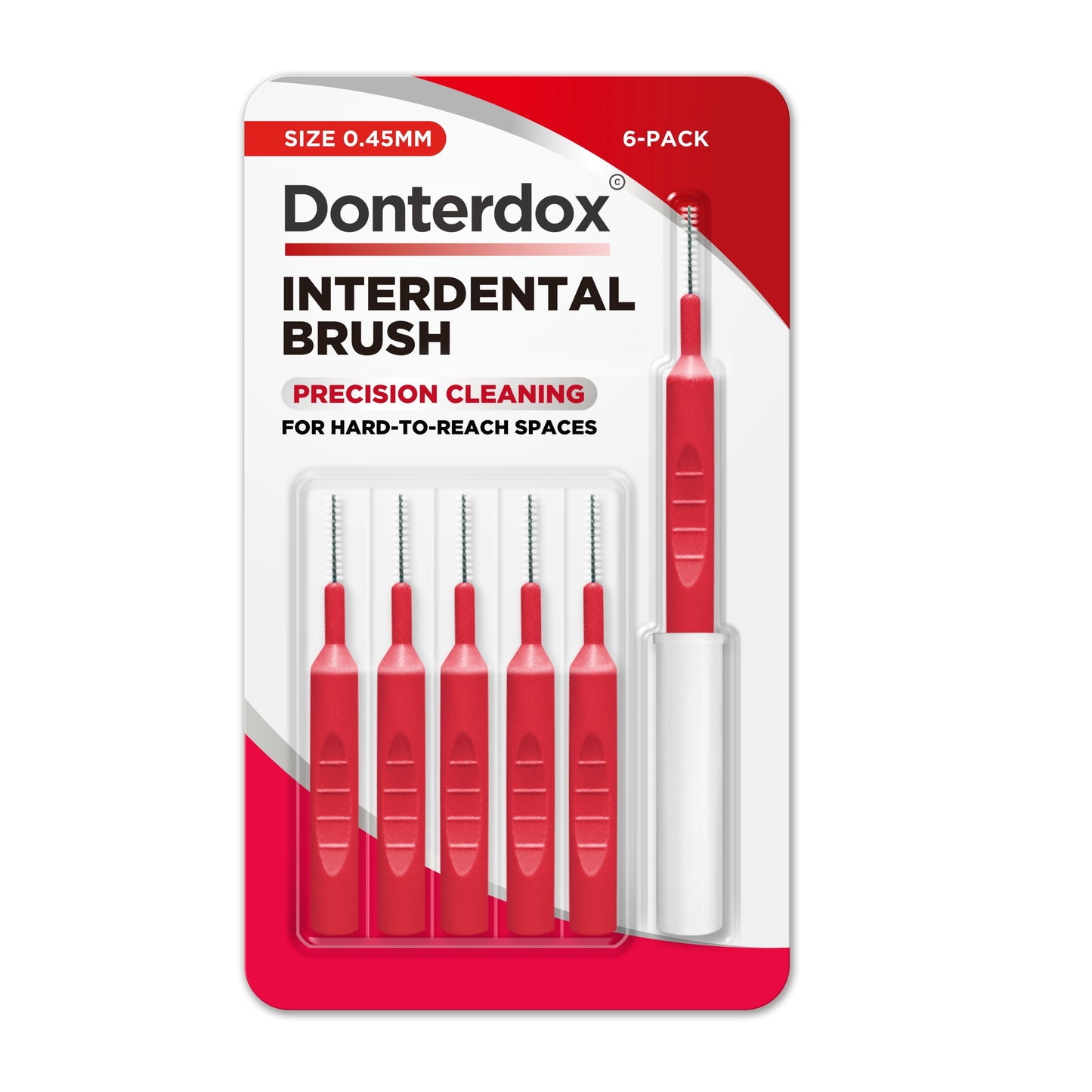 Interdental Brush - แปรงซอกฟัน 0.45 มม. รุ่น I-Shaped